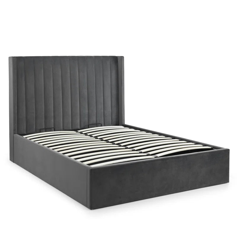 Bozrah Upholstered Ottoman Bed with Mattress