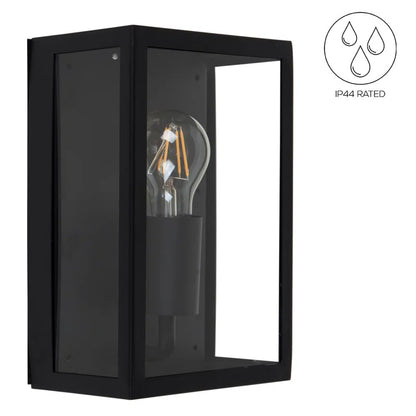 Joshawn Black Outdoor Flush Mount