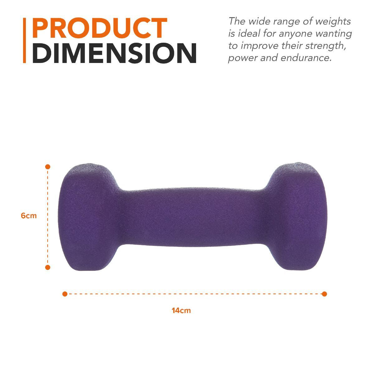 NEOPRENE HAND DUMBBELLS WEIGHTS HOME TRAINING GYM FITNESS AEROBIC EXERCISE IRON