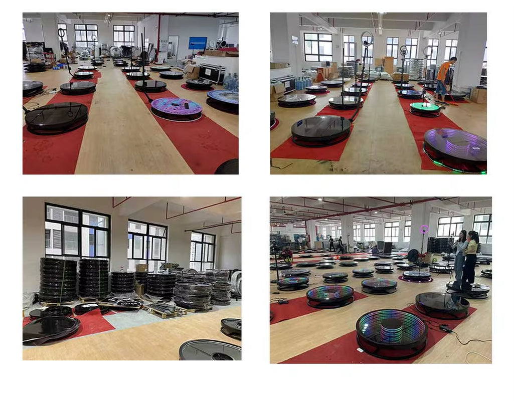 Video Camera Portable 360 Degree Photo Booth Wireless Automatic Rotating Selfie Wedding Business Photobooth