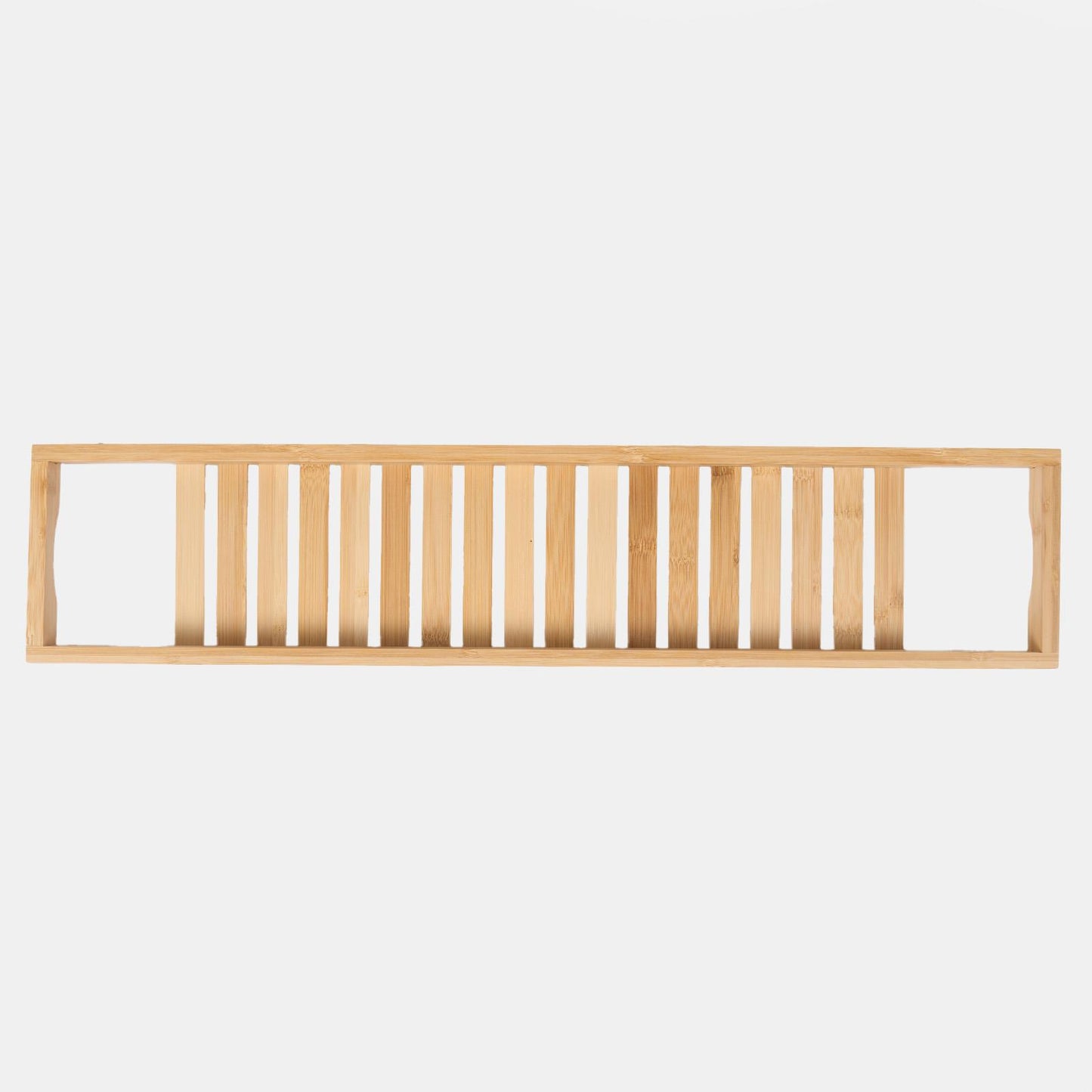 OHS Bamboo Bath Tub Rack Storage Bathroom Caddy Shelf Tray Soap Holder Tidy Unit