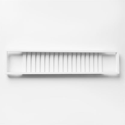 OHS Bamboo Bath Tub Rack Storage Bathroom Caddy Shelf Tray Soap Holder Tidy Unit