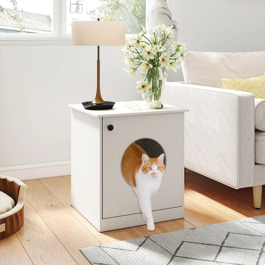 Cat Litter Box Enclosure for Living Room Bedroom