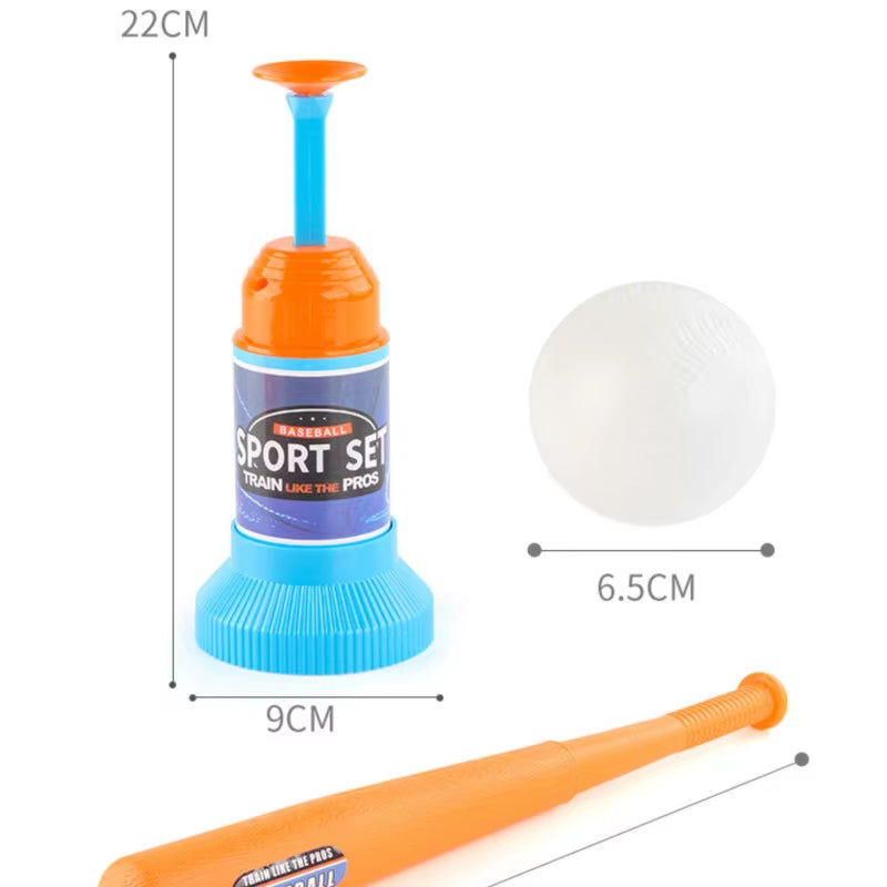 Adjustable Baseball Throwing Machine Combination Set Outdoor Sports Toys Children'S Outdoor Baseball Ejection Sports Toys Juegos