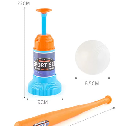 Adjustable Baseball Throwing Machine Combination Set Outdoor Sports Toys Children'S Outdoor Baseball Ejection Sports Toys Juegos