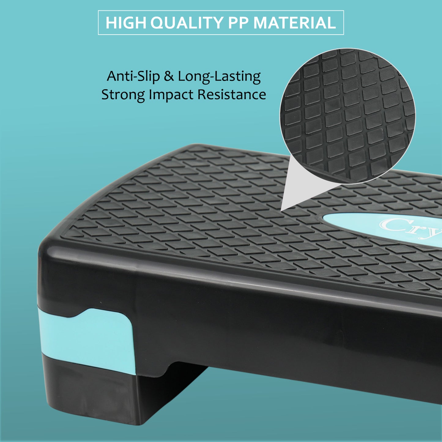 Aerobic Stepper Yoga Step Board Gym Fitness Exercise Cardio Adjustable Blocks