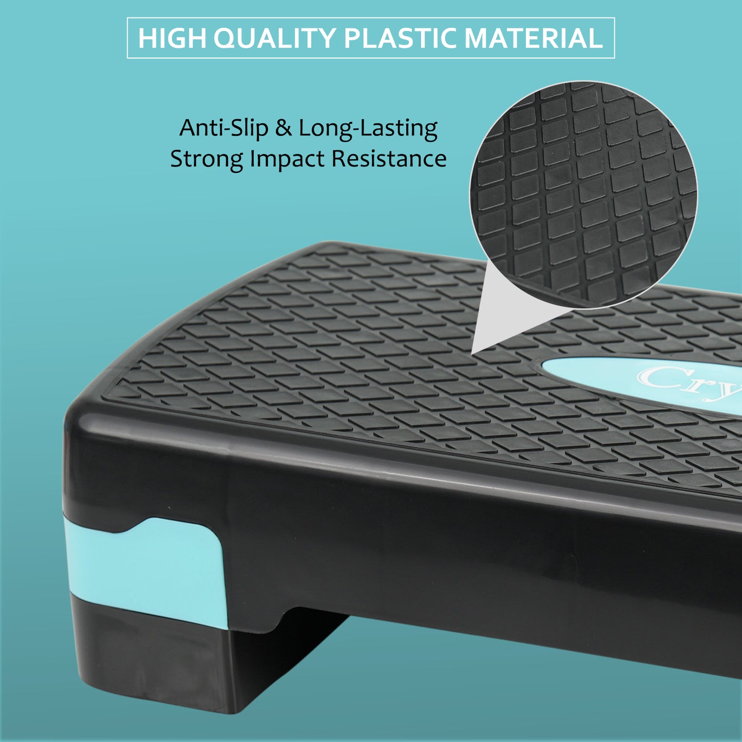 Aerobic Stepper Yoga Step Board Gym Fitness Exercise Cardio Adjustable Blocks
