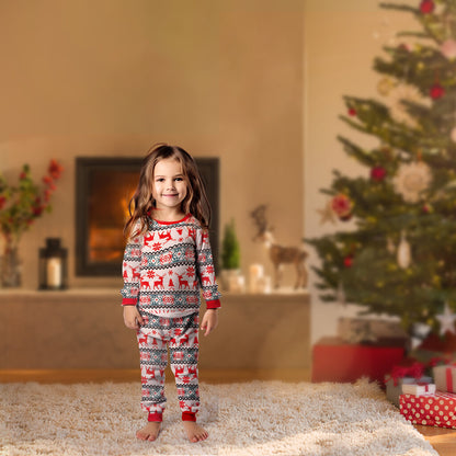 UK Family Matching Christmas Pyjamas Adult Kids Xmas Nightwear Pajamas Sleepwear