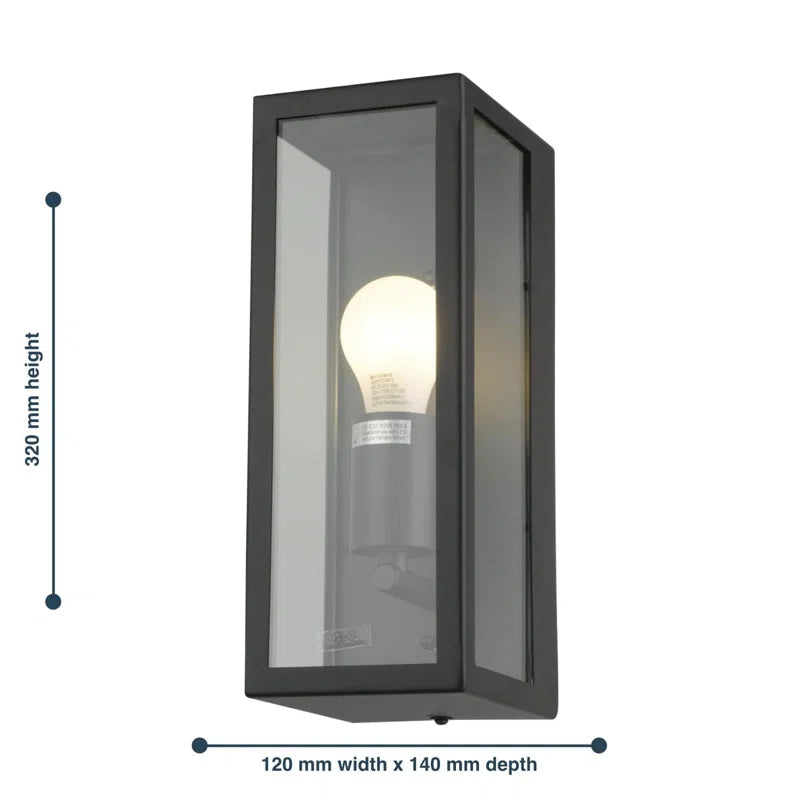 Roro Black Outdoor Flush Mount