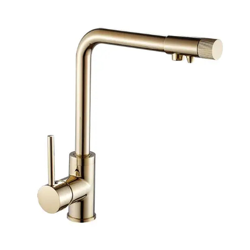 Waterfilter Taps Gold Kitchen Faucets Brass Mixer Drinking Kitchen Purify Faucet Kitchen Sink Tap Water Kitchen Faucet XT-164