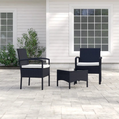 Rossford 2 Seater Rattan Conversation Set