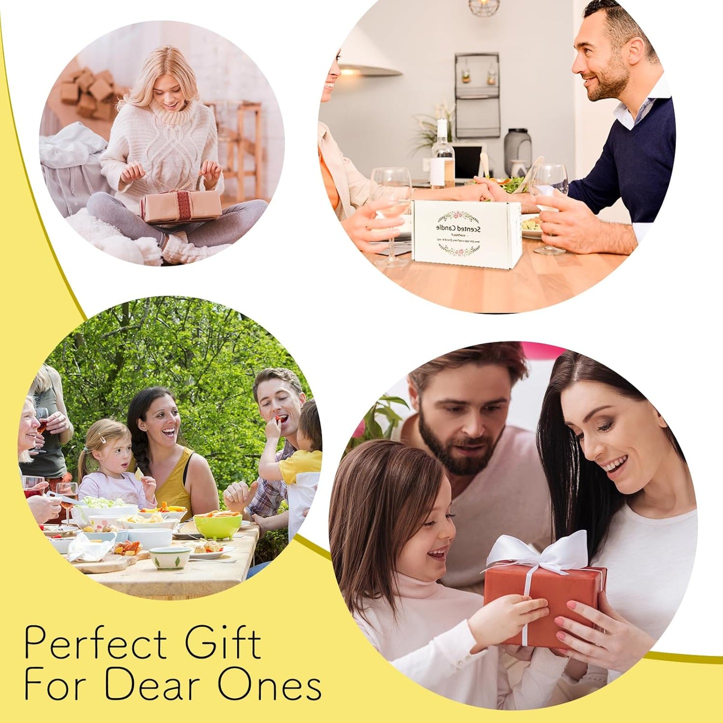 Scented Soy Aromatherapy Candles Gifts for Women, 2×5.3Oz Long Lasting Candles, Premium Body Relax & Stress Relief Candles,Ideal Gifts for Birthday, Christmas, Thanksgiving, Mother'S Day