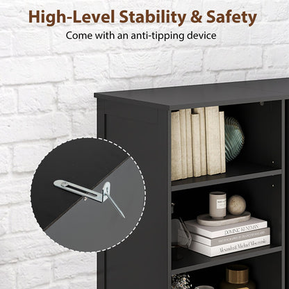 7-Tier Tall Freestanding Cabinet