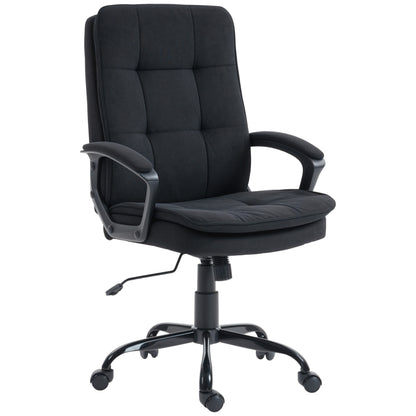 Office Chair with Dual-Layer Padding, Fabric Computer Desk Chair for Home Office