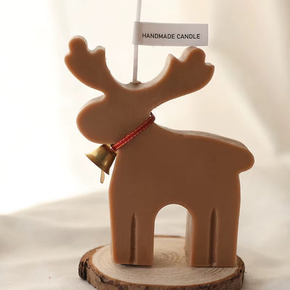 Christmas Candles Scented Deer Candles Home Decoration Merry Christmas Scented Candles Giving Festival Gift for Home New Year