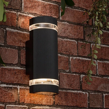 Rosedale Black 2 - Bulb Outdoor Armed Sconce