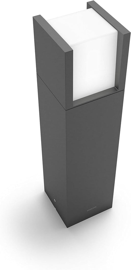 Philips LED Arbour Outdoor Pedestal Light [Anthracite - Cool White] for Outdoor