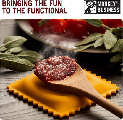 Ravioli-Shaped Spoon Rest | Spoon Rest for Kitchen Counter | Cool Kitchen Gadgets & Cute Kitchen Accessories | from a Collection of Different Pasta-Shaped Unique Kitchen Gadgets