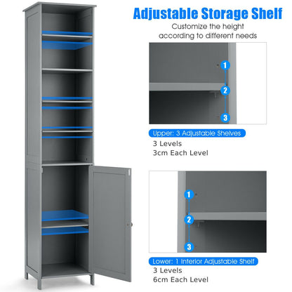 7-Tier Tall Freestanding Cabinet