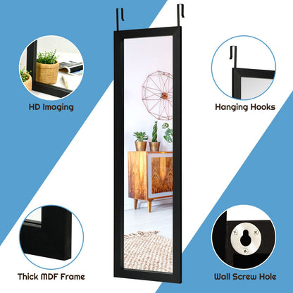 Full Body Mirror Wall Mounted Dressing Mirror for Bedroom