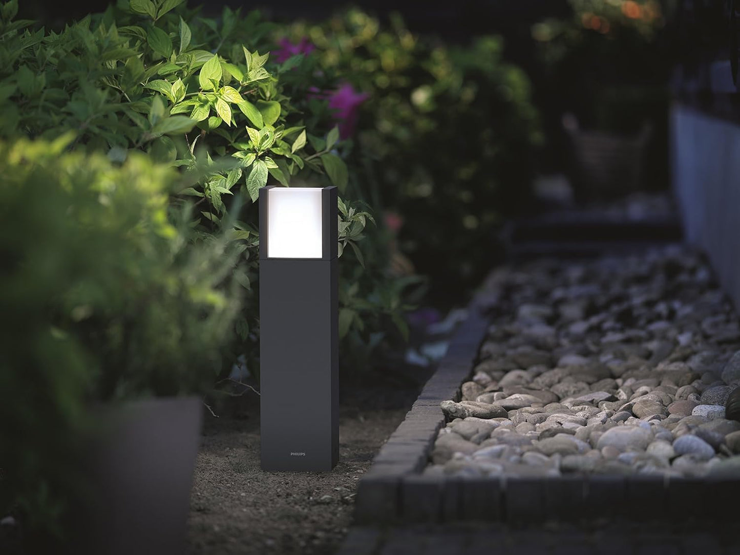 Philips LED Arbour Outdoor Pedestal Light [Anthracite - Cool White] for Outdoor