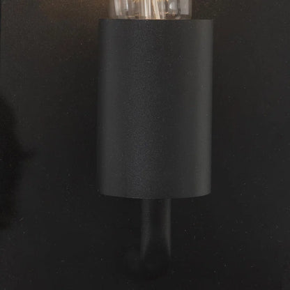 Joshawn Black Outdoor Flush Mount