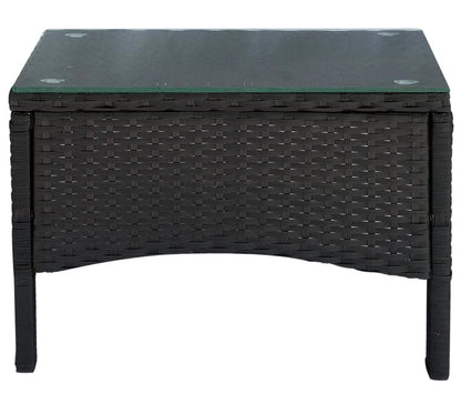 Rossford 2 Seater Rattan Conversation Set