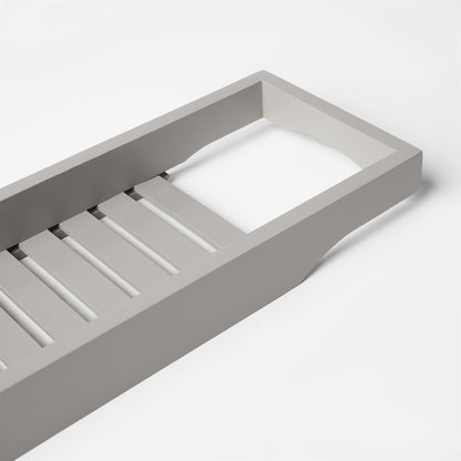 OHS Bamboo Bath Tub Rack Storage Bathroom Caddy Shelf Tray Soap Holder Tidy Unit