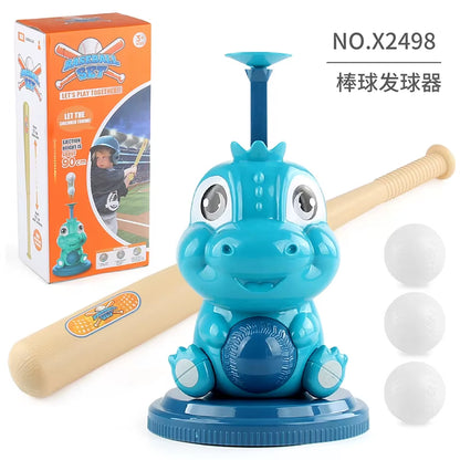 Adjustable Baseball Throwing Machine Combination Set Outdoor Sports Toys Children'S Outdoor Baseball Ejection Sports Toys Juegos