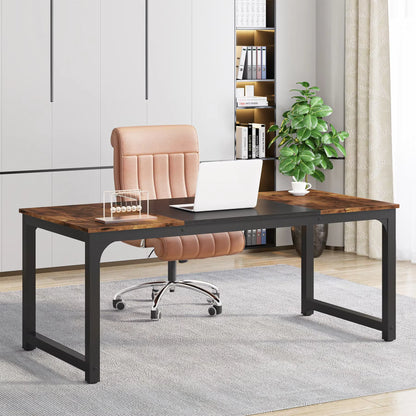 Large Office Desk Computer Table Study Writing Desk Workstation for Home Office Modern Computer Desk
