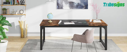 Large Office Desk Computer Table Study Writing Desk Workstation for Home Office Modern Computer Desk