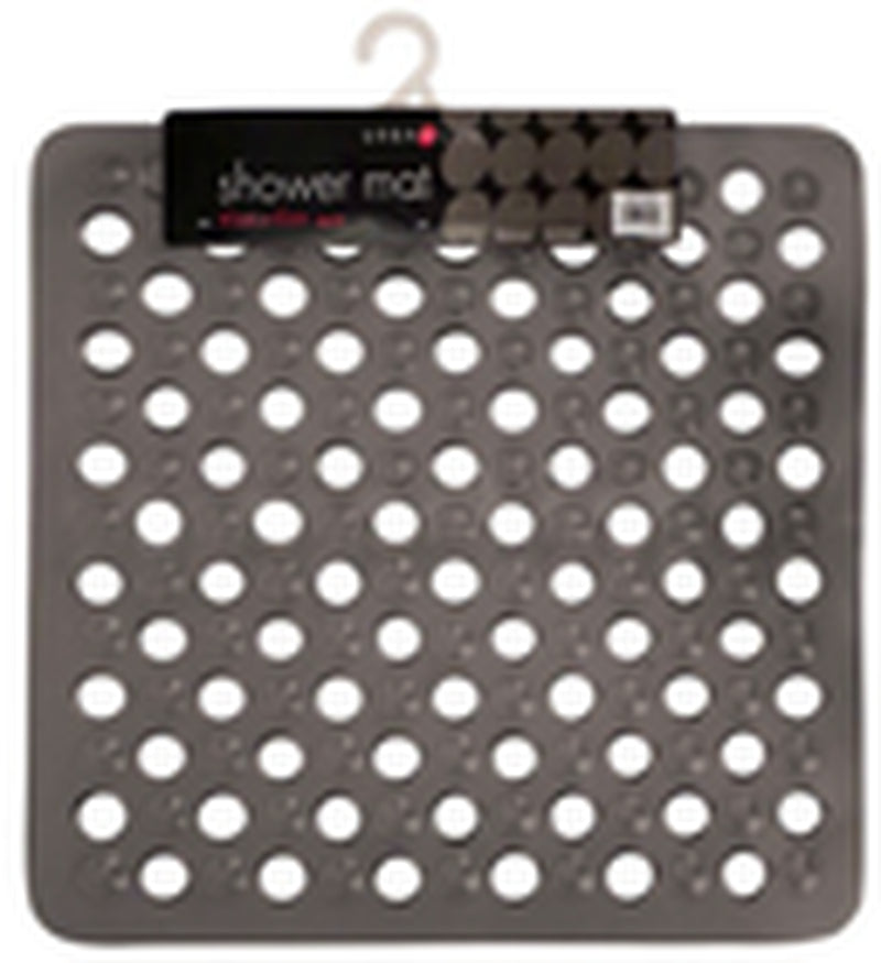 Bath Shower Mat Non Slip PVC Bathroom Rubber anti Slip Suction Square 43 X 43 Cm