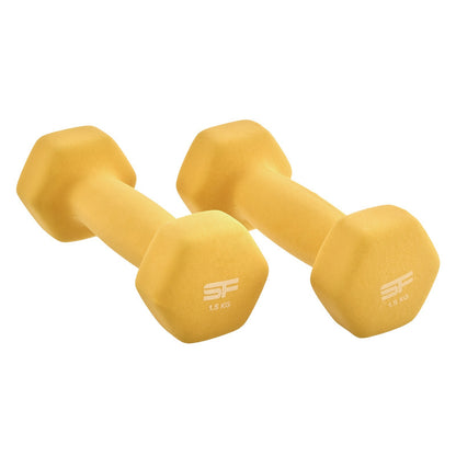 NEOPRENE HAND DUMBBELLS WEIGHTS HOME TRAINING GYM FITNESS AEROBIC EXERCISE IRON