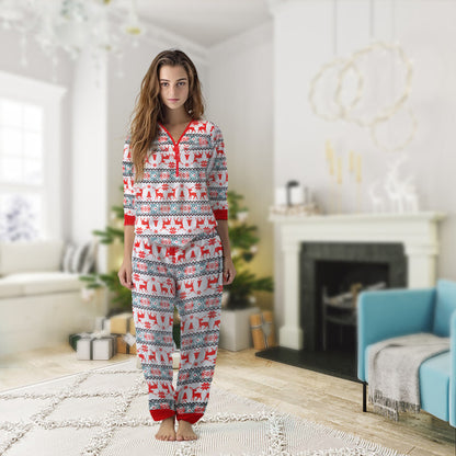 UK Family Matching Christmas Pyjamas Adult Kids Xmas Nightwear Pajamas Sleepwear