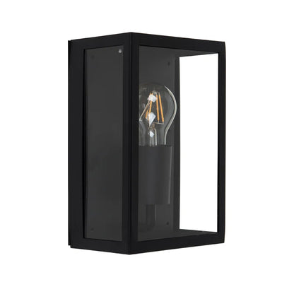 Joshawn Black Outdoor Flush Mount