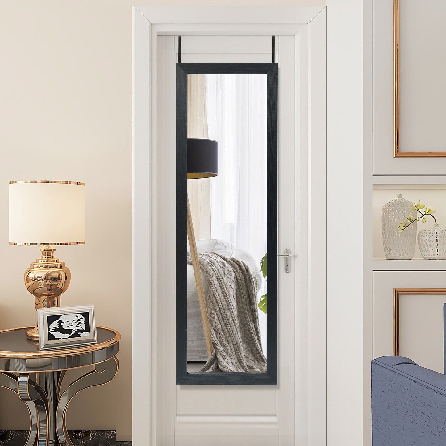 Full Body Mirror Wall Mounted Dressing Mirror for Bedroom