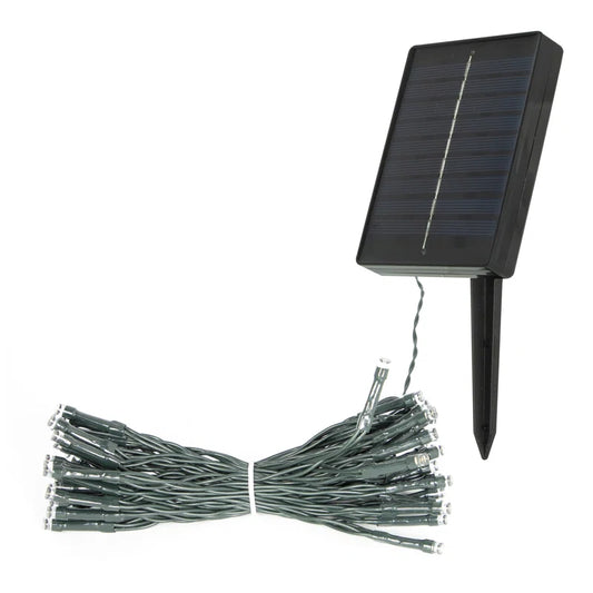 Ahkeelah 590Cm LED Solar Powered 50 - Bulb Mini String Light (End to End Connectable)
