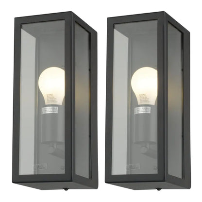 Roro Black Outdoor Flush Mount
