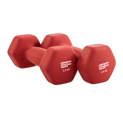 NEOPRENE HAND DUMBBELLS WEIGHTS HOME TRAINING GYM FITNESS AEROBIC EXERCISE IRON