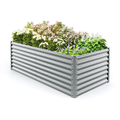 60 Cm Raised Garden Bed Elevated Garden Planter with Open Bottom Design