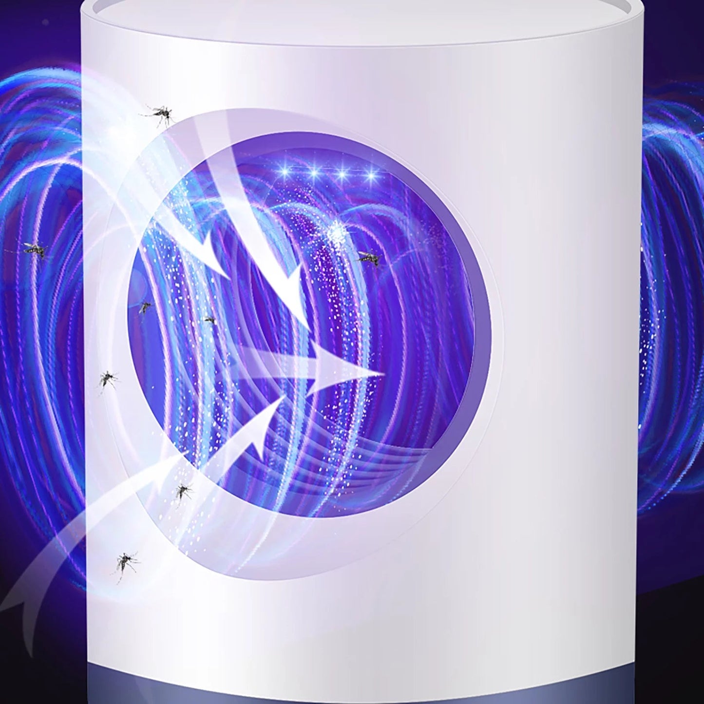 Verpetridure™ SilentZap Pro – Electric Mosquito Killer Lamp with Suction Trap for Indoor & Outdoor Protection