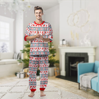 UK Family Matching Christmas Pyjamas Adult Kids Xmas Nightwear Pajamas Sleepwear