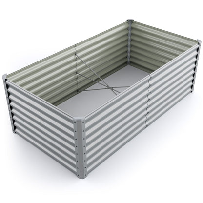 60 Cm Raised Garden Bed Elevated Garden Planter with Open Bottom Design