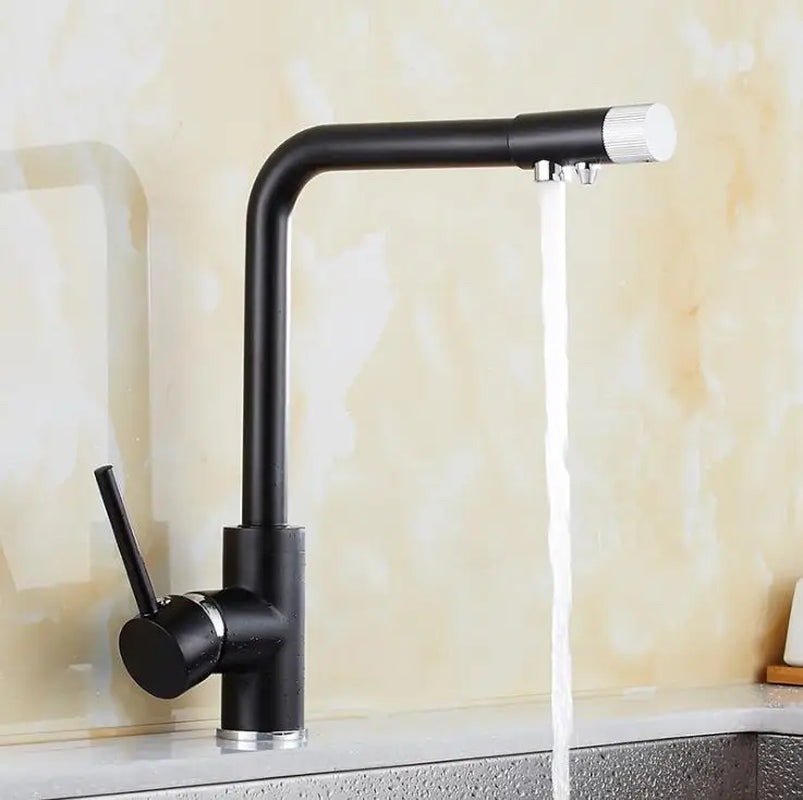 Waterfilter Taps Gold Kitchen Faucets Brass Mixer Drinking Kitchen Purify Faucet Kitchen Sink Tap Water Kitchen Faucet XT-164