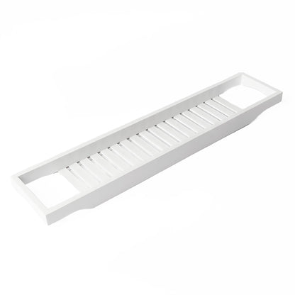 OHS Bamboo Bath Tub Rack Storage Bathroom Caddy Shelf Tray Soap Holder Tidy Unit
