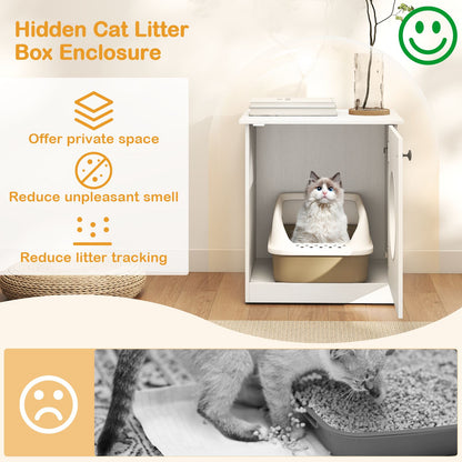Cat Litter Box Enclosure for Living Room Bedroom
