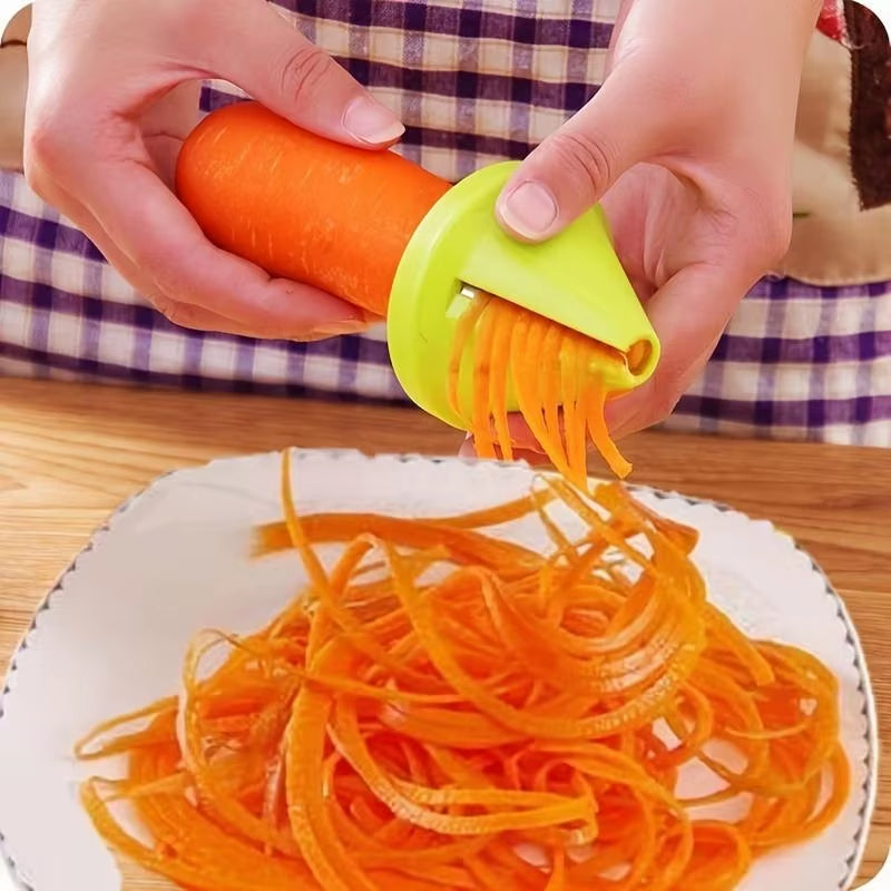 Kitchen Rotating Shredderspiral Peeler Manual Vegetable Slicer Fruit Potato Radish Grater Kitchen Gadgets Kitchen Accessories