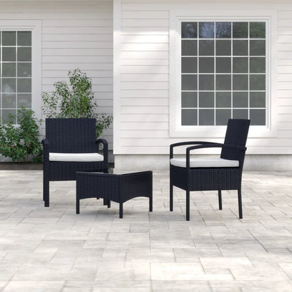 Rossford 2 Seater Rattan Conversation Set