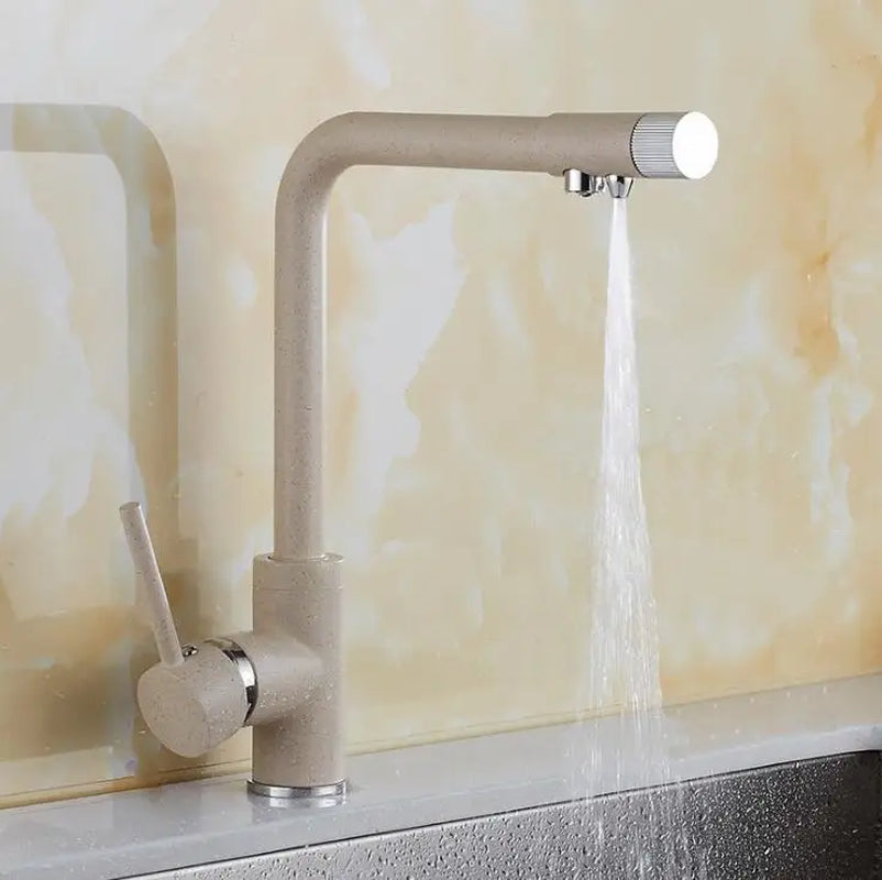 Waterfilter Taps Gold Kitchen Faucets Brass Mixer Drinking Kitchen Purify Faucet Kitchen Sink Tap Water Kitchen Faucet XT-164