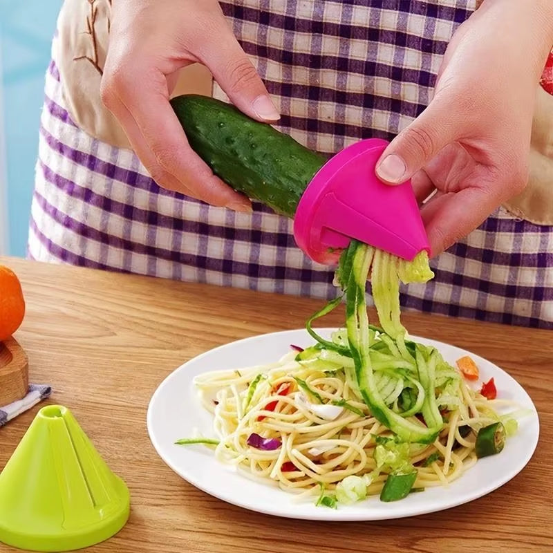 Kitchen Rotating Shredderspiral Peeler Manual Vegetable Slicer Fruit Potato Radish Grater Kitchen Gadgets Kitchen Accessories